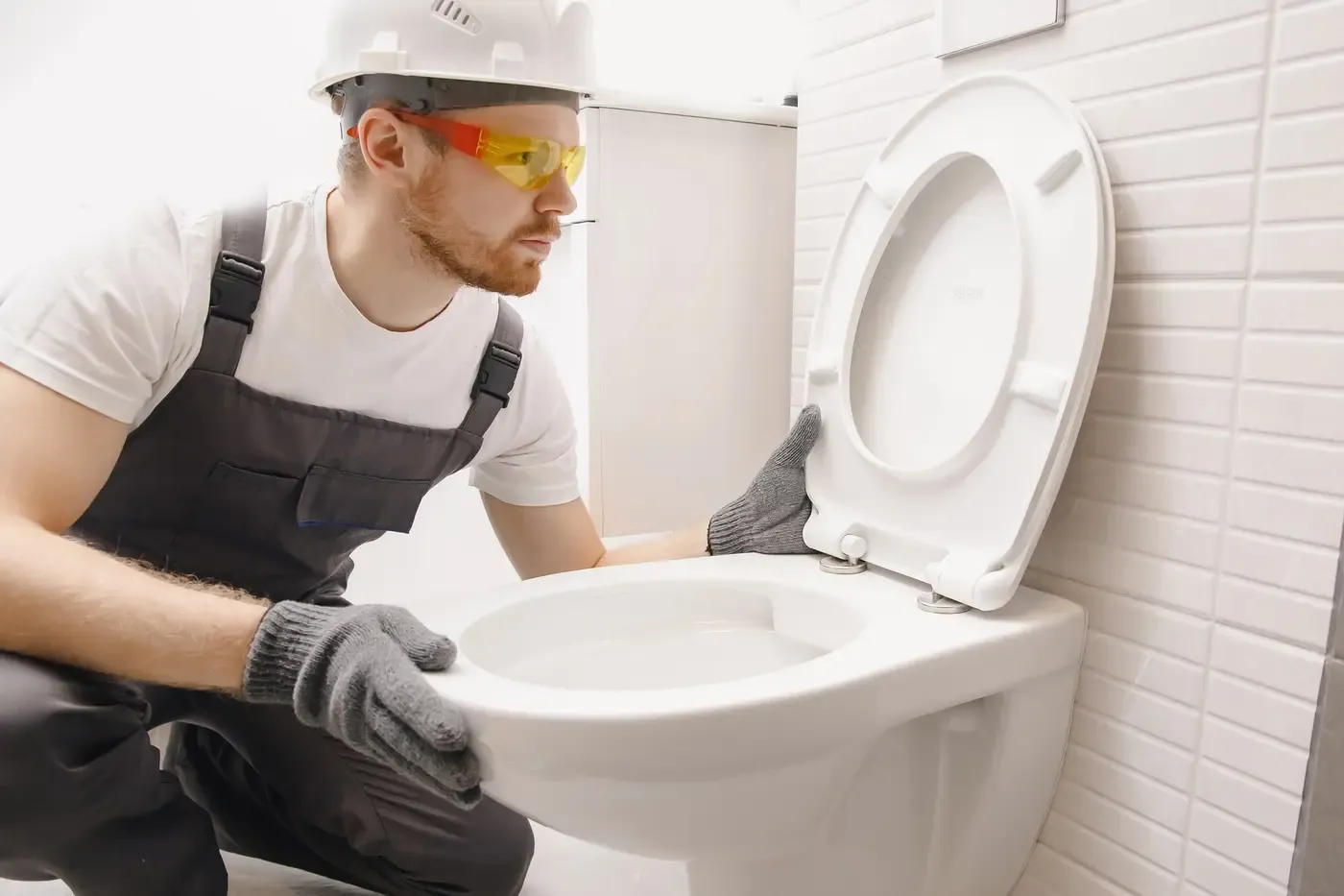 Remise en service d'un WC dans le sud de l'Essonne